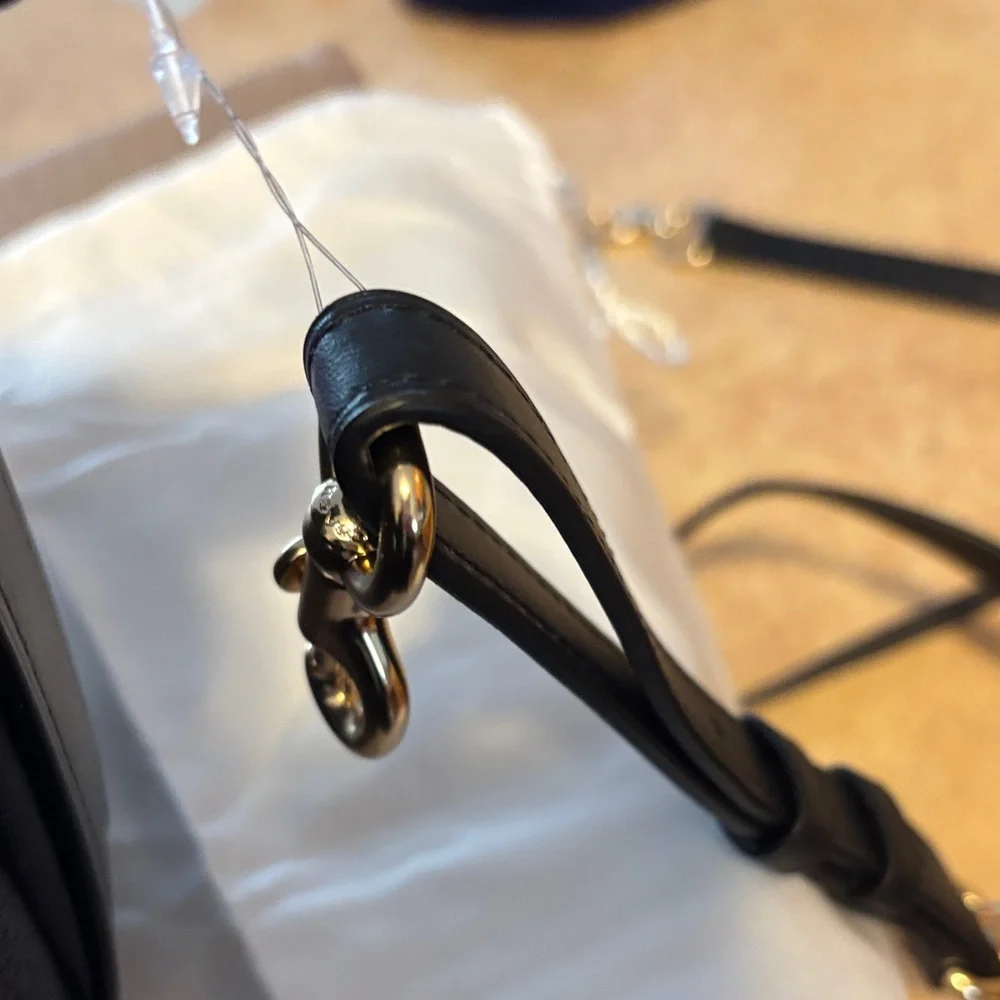 Coach Black Leather Shoulder Bag - Picture 6 of 11